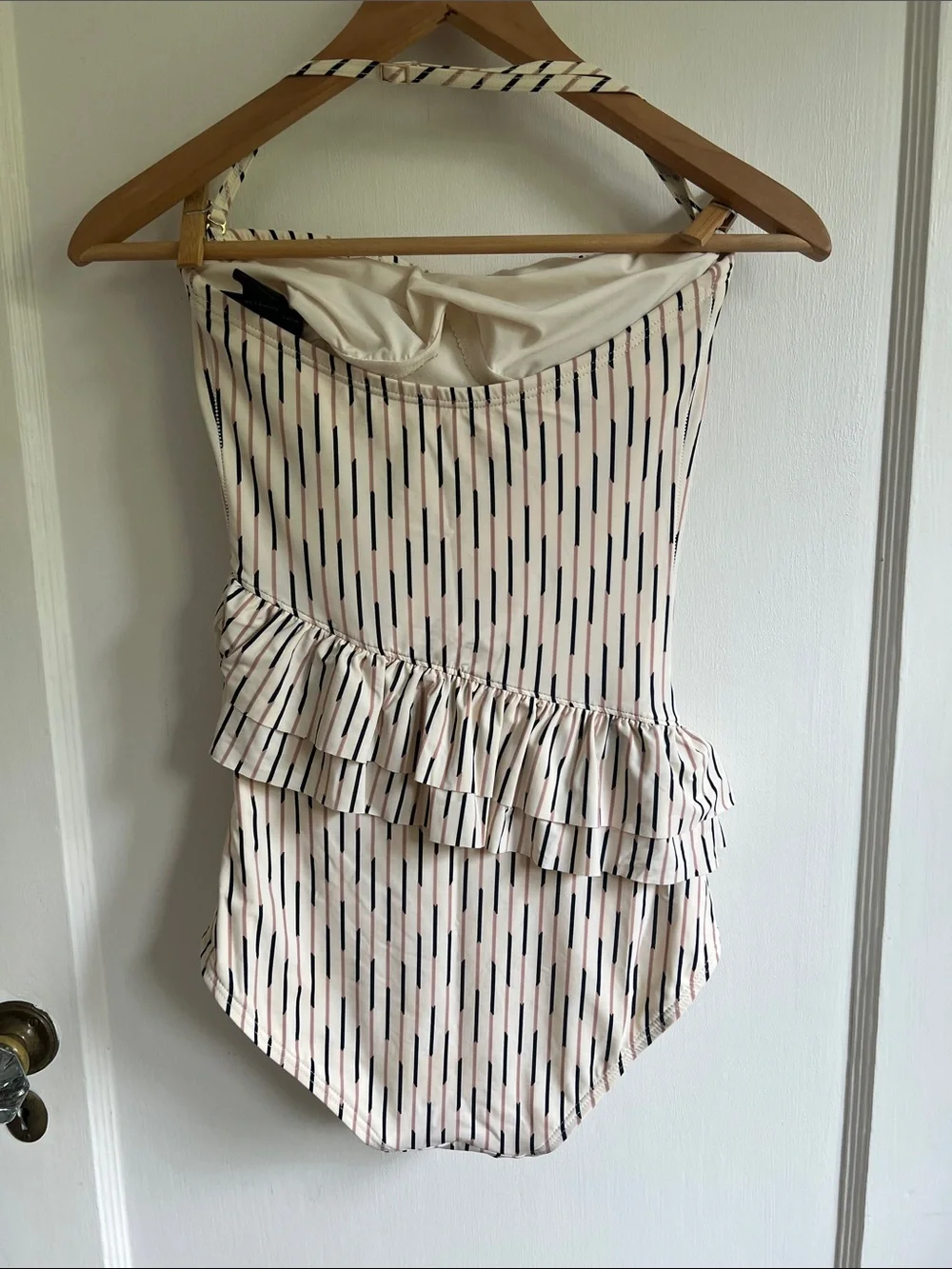 Marc by Marc Jacobs Ruffle One Piece Neutral - Picture 6 of 13